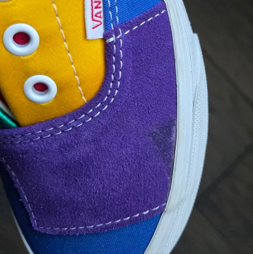 Vans Era Pride Patchwork Sneakers Women's 7.5 Men's 6 Rainbow Low Top - Picture 7 of 7